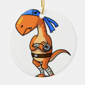 Tienage mutant ninja Raptor. Keramisch Ornament (Voorkant)