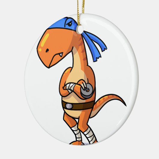 Tienage mutant ninja Raptor. Keramisch Ornament (Links)