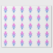 Tiende 10e trouwdag TIN ALUMINUM Cadeaupapier (Vlak)