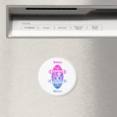 Tiende 10e trouwdag TIN ALUMINUM Magneet (Insitu (Vaatwasser))