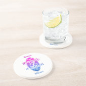 Tiende 10e trouwdag TIN ALUMINUM Zandsteen Onderzetter (Zijkant)