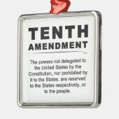 tiende amendement metalen ornament (Links)