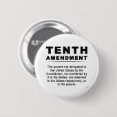 tiende amendement ronde button 5,7 cm (Voorkant /achterkant)