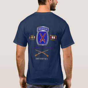 Tiende bergdivisie Irak en Afghanistan Veteraan  T-shirt