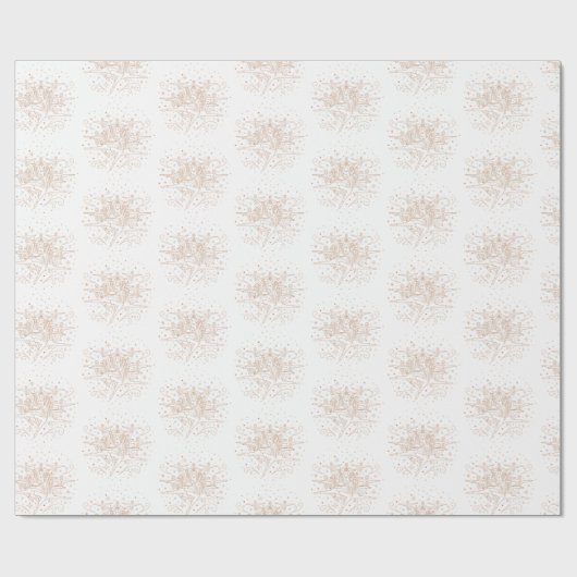 Tiende dag kerstcadeaupapier cadeaupapier (Vlak)