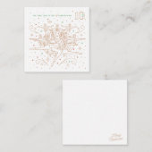 TIENDE DAG VAN KERST / Briefkaart van briefpapier (Voorkant / Achterkant)