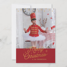 TIENDE DAG VAN KERST / Kerstmis fotokaart