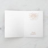 TIENDE DAG VAN KERSTMIS/Gevouwen Kerstkaart Feestdagen Kaart (Binnen)