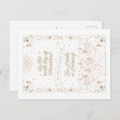 TIENDE DAG VAN KERSTMIS/het Briefkaart van (Voorkant / Achterkant)