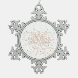 TIENDE DAG VAN KERSTMIS / Sneeuwvlok Ornament