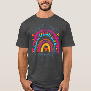 Tiende graad Hallo eerste dag van school terug naa T-shirt
