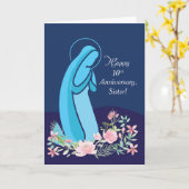 Tiende tiende Jubileum van het Religieuze Leven aa Kaart (Gele Bloem)