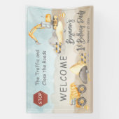 Tiende verjaardag van de bouw van Truck Boy Spandoek (Verticaal)