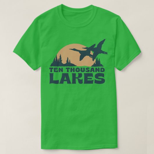 Tienduizend lierminnesota t-shirt (Design voorkant)