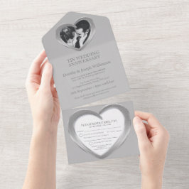 Tienen jubileum 10 jaar feest evenement alles wat  all in one uitnodiging