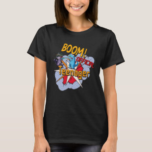 Tiener 12 jaar lasertag gamer Lasertag bir T-shirt