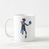 Tiener Basketbalspeler Koffiemok (Links)
