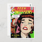 Tiener bekentenissen No.20 Briefkaart (Voorkant / Achterkant)