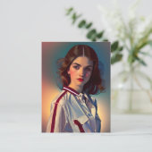 tiener briefkaart (Staand voorkant)