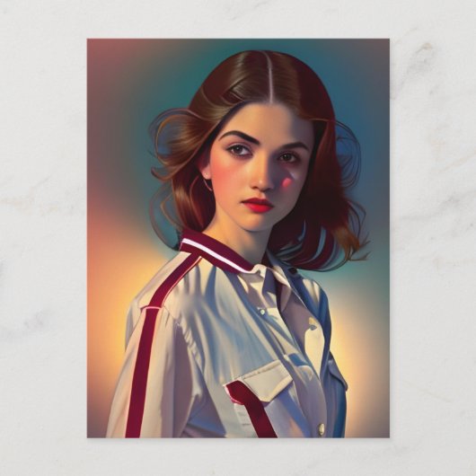 tiener briefkaart (Voorkant)