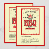 tiener bruh bbq grillin leuke verjaardag kaart (Voorkant / Achterkant)