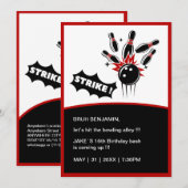 tiener Bruh hit bowling alley leuke verjaardagsavo Kaart (Voorkant / Achterkant)