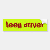 tiener bumpersticker (Voorkant)