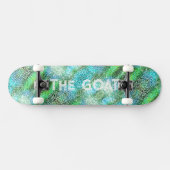 Tiener cadeau voor hem de GEIT groen Persoonlijk Skateboard (Horizontaal)