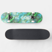 Tiener cadeau voor hem de GEIT groen Persoonlijk Skateboard (Horizontaal)