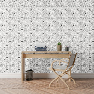 Tiener Doodle Ruimte Behang