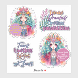 Tiener Dreams Custom-Cut Vinyl Sticker