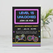 Tiener Gamer Jongen Videospel Speler Kaart (Staand voorkant)