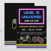 Tiener Gamer Jongen Videospel Speler Kaart (Voorkant / Achterkant)