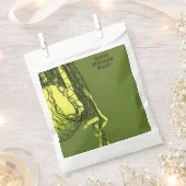 Tiener Geel Net & Volleybal Sport Bedankzakje (Geknipt)