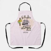 Tiener GODDOCHTER Motiverende Spreuk Zonnebloemen Schort (Voorkant)