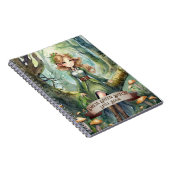 Tiener GROENE Heksen Spreuken Boek Grimoire Notitieboek (Rechterzijde)