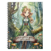 Tiener GROENE Heksen Spreuken Boek Grimoire Notitieboek (Voorkant)