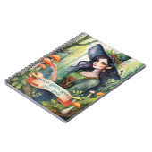 Tiener Groene Hekserij Spreukenboek Grimoire Notitieboek (Linkerzijde)