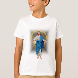 Tiener Jezus Laat Uw Licht Schijnen Jongen Meisje  T-shirt