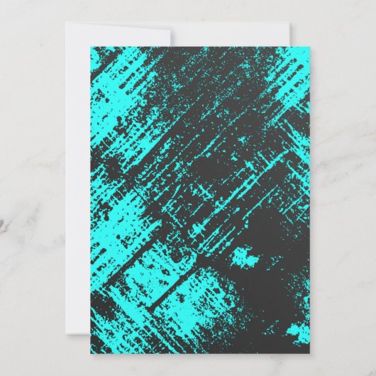 Tiener jongen verjaardag kaart (Achterkant)