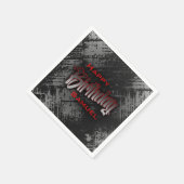 Tiener jongen verjaardag servet (Hoek)