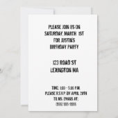 tiener kaart (Achterkant)