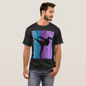 Tiener Karate Verjaardag Cool Kleuren Grijs FANC T-shirt (Voorkant volledig)