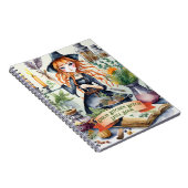 Tiener KEUKEN Heks Toverboek Grimoire Notitieboek (Rechterzijde)