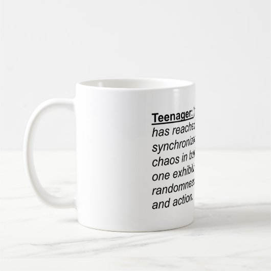 tiener koffiemok (Links)