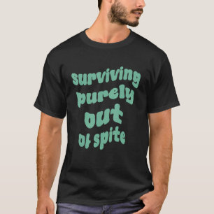 Tiener levende kool die puur buiten beschouwing bl t-shirt
