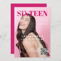 Tiener Magazine Hoesje QR Code Sweet Zestien Verja