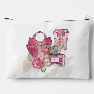 Tiener Meisje Cosmetica in Roze en Wit Etui