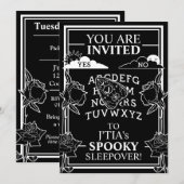 Tiener Meisje Gothic Zwart Talking Board Sleepover Kaart (Voorkant / Achterkant)