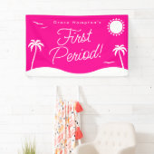 Tiener Meisje Heet Roze Zomer Eerste Periode Parti Spandoek (Insitu)